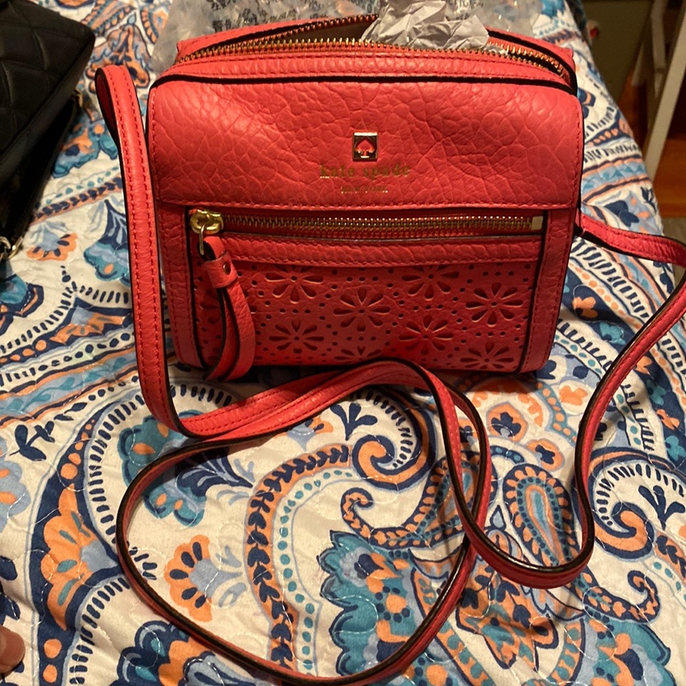 Pink crossbody bag